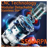 Cordless Electric Disinfection Fogger, Detachable Stainless Steel Nozzle, 3-Gear Adj 14.2oz Sanitizer Atomizer, Blue Light Nano Spray Gun for Place Cleaning/High-Touch Item Contactless Sanitization Cordless Electric Disinfection Fogger, Detachable Stainless Steel Nozzle, 3-Gear Adj 14.2oz Sanitizer Atomizer, Blue Light Nano Spray Gun for Place Cleaning/High-Touch Item Contactless Sanitization