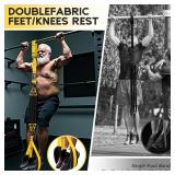 HOXWC Pull Up Assistance Bands, Adjustable Heavy Duty Resistance Band for Pull Up, 3 Pull Up Bands, Comfortable Fabric Feet/Knee Rest, Assistance Bands for Pull-Up, Home Fitness, Body Stretching HOXWC Pull Up Assistance Bands, Adjustable Heavy Duty Resistance Band for Pull Up, 3 Pull Up Bands, Comfortable Fabric Feet/Knee Rest, Assistance Bands for Pull-Up, Home Fitness, Body Stretching