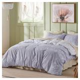 Bedsure Full Comforter Set - Lavender Bed Set, 3 Pieces Cute Floral Bedding, 1 Soft Reversible Botanical Flowers Comforter and 2 Pillow Shams Bedsure Full Comforter Set - Lavender Bed Set, 3 Pieces Cute Floral Bedding, 1 Soft Reversible Botanical Flowers Comforter and 2 Pillow Shams
