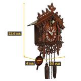 JOONIEHOUSE Traditional Black Forest Cuckoo Clock Wood Wall Clock - Natural Bird Voice Or Cuckoo Call, Coo Coo Clock for Wall Art Home Living Room Kitchen Office Decoration (Reindeer) (Antique) JOONIEHOUSE Traditional Black Forest Cuckoo Clock Wood Wall Clock - Natural Bird Voice Or Cuckoo Call, Coo Coo Clock for Wall Art Home Living Room Kitchen Office Decoration (Reindeer) (Antique)