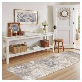 UERMEI 2X6 Washable Runner Rug for Hallway: Soft Neutral Modern Abstract Area Rug - Non-Slip Low Pile Long Throw Indoor Carpet for Kitchen Entryway Kitchen Bedroom Laundry Bathroom - Brown Grey UERMEI 2X6 Washable Runner Rug for Hallway: Soft Neutral Modern Abstract Area Rug - Non-Slip Low Pile Long Throw Indoor Carpet for Kitchen Entryway Kitchen Bedroom Laundry Bathroom - Brown Grey