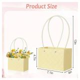 OdoVow 24 PCS Paper Flower Gift Bags, Bouquet Storage Bucket With Handles, 8 Colors Flower Wrap Bag, Arranging Bags, Bouquet Gift Boxes for Arrangements, Wedding, Birthday, Valentine's, Mother's Day OdoVow 24 PCS Paper Flower Gift Bags, Bouquet Storage Bucket With Handles, 8 Colors Flower Wrap Bag, Arranging Bags, Bouquet Gift Boxes for Arrangements, Wedding, Birthday, Valentine's, Mother's Day