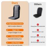 CARSHION Heated Seat Cover with Fast Heat & Plush Fabric, Longer Size and Expanded Heating Area to Relieve Fatigue for Office & Home CARSHION Heated Seat Cover with Fast Heat & Plush Fabric, Longer Size and Expanded Heating Area to Relieve Fatigue for Office & Home