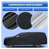 Waterproof Car Cover Custom Fit for Chevy Suburban 1973-2025, Migaven Full Exterior Cover Sun Rain Protection with Door Zipper and Cotton Lining Waterproof Car Cover Custom Fit for Chevy Suburban 1973-2025, Migaven Full Exterior Cover Sun Rain Protection with Door Zipper and Cotton Lining