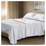 THREAD SPREAD 100% Egyptian Cotton King Size Sheets Set - Luxury 1500 Thread Count Egyptian Cotton Sheets King Size, Silky Soft, Cooling, Sateen Weave 17\' Deep Pocket Bed Set - White THREAD SPREAD 100% Egyptian Cotton King Size Sheets Set - Luxury 1500 Thread Count Egyptian Cotton Sheets King Size, Silky Soft, Cooling, Sateen Weave 17\' Deep Pocket Bed Set - White