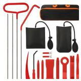 Wind Shear Portable Car Tool Kit, Multifunctional Stainless Steel Car Tools with J-Hook,17 PCS with Carrying Bag Wind Shear Portable Car Tool Kit, Multifunctional Stainless Steel Car Tools with J-Hook,17 PCS with Carrying Bag