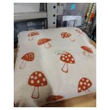 Orange Mushroom Pattern Decorative Pillow Orange Mushroom Pattern Decorative Pillow