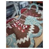 Loloi Holiday Accent Runner Rug - Gingerbread Design Loloi Holiday Accent Runner Rug - Gingerbread Design