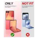 Vizvera for Samsung Galaxy Z Flip 7 Case with Hinge Protection, Built-in Screen Protector Shockproof All-Inclusive Phone Cover for Z Flip 7-Coral Red Vizvera for Samsung Galaxy Z Flip 7 Case with Hinge Protection, Built-in Screen Protector Shockproof All-Inclusive Phone Cover for Z Flip 7-Coral Red