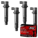 MACAX Set of 4 Ignition Coils F6T558 Compatible with Yamaha 2003-2007 R6 2006-2009 R6S 2002-2006 YZF-R1 2006-2014 FZ1 2009-2016 Vmax 1700 2015 FZS1 - Replaces 39P-82310-10-00, 5PW-82310-00-00 MACAX Set of 4 Ignition Coils F6T558 Compatible with Yamaha 2003-2007 R6 2006-2009 R6S 2002-2006 YZF-R1 2006-2014 FZ1 2009-2016 Vmax 1700 2015 FZS1 - Replaces 39P-82310-10-00, 5PW-82310-00-00