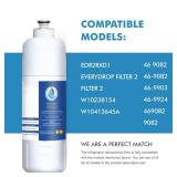 EDR2RXD1 W10413645A Water Replacement, Compatible with W10413645A, EDR2RXD1, KAD2RXD1, WHR2RXD1, Kenmore 46-9082, 9082, 46-9903, P9RFKB2L, 1 Count EDR2RXD1 W10413645A Water Replacement, Compatible with W10413645A, EDR2RXD1, KAD2RXD1, WHR2RXD1, Kenmore 46-9082, 9082, 46-9903, P9RFKB2L, 1 Count