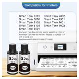Topcolor 31 32XL Black Ink Bottles Set Compatible Replacement for HP 31 32XL Compatible for HP Smart-Tank 7301 7602 5101 7001 6001 5103 Ink Refill, Smart-Tank Plus 651 551 455 All-in-One Printer 1P Topcolor 31 32XL Black Ink Bottles Set Compatible Replacement for HP 31 32XL Compatible for HP Smart-Tank 7301 7602 5101 7001 6001 5103 Ink Refill, Smart-Tank Plus 651 551 455 All-in-One Printer 1P