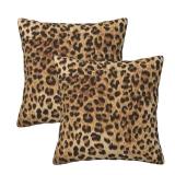 Tebjh Leopard Pillow Covers 20x20 in Sets of 2 Couch Pillow Case Modern Decorative Square Throw Pillows for Home Living Room Bedroom Bed Cushion Tebjh Leopard Pillow Covers 20x20 in Sets of 2 Couch Pillow Case Modern Decorative Square Throw Pillows for Home Living Room Bedroom Bed Cushion