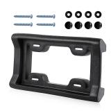 JNXIJ License Plate Bumper Guard, 2.2\' Thick Heavy Duty License Plate Mount Protector with Screws, Flexible EVA Tag Frame Protects Bumper from Scratches for Sedans Trucks SUVs JNXIJ License Plate Bumper Guard, 2.2\' Thick Heavy Duty License Plate Mount Protector with Screws, Flexible EVA Tag Frame Protects Bumper from Scratches for Sedans Trucks SUVs