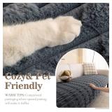 MYSKY HOME 100% Waterproof Couch Cover for Dog, Plush Pet Couch Covers for Sofa Washable, Couch Covers for 2 Cushion Sofa Pet Friendly, Non-Slip Sofa Covers Slipcover Protector, Dark Grey, 35\'x63\' MYSKY HOME 100% Waterproof Couch Cover for Dog, Plush Pet Couch Covers for Sofa Washable, Couch Covers for 2 Cushion Sofa Pet Friendly, Non-Slip Sofa Covers Slipcover Protector, Dark Grey, 35\'x63\'