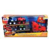 NKOK Blaze and The Monster Machines RC: Transporter with Monster Machines - Nickelodeon, Remote Controlled, 2.4 GHz NKOK Blaze and The Monster Machines RC: Transporter with Monster Machines - Nickelodeon, Remote Controlled, 2.4 GHz