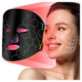 RELEXNOW LED Fcae Mask Light Therapy, 8 Modes 288 Beads Red Light Therapy for Face, Portable Remote Timer, 630nm & 850nm Infrared Therapy Mask for Anti-Aging, Skin Rejuvenation at Home RELEXNOW LED Fcae Mask Light Therapy, 8 Modes 288 Beads Red Light Therapy for Face, Portable Remote Timer, 630nm & 850nm Infrared Therapy Mask for Anti-Aging, Skin Rejuvenation at Home