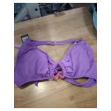 Purple Swim Suit Top Large with Adjustable Straps Purple Swim Suit Top Large with Adjustable Straps
