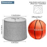 Drum Lampshades Set of 2, 11.6\' Top x 12.6\' Bottom x 9.8\' High Lamp Shades for Table Lamps, Bedside Lamps, Floor Lamps, Gray Fabric Lampshade, Easy Assembly Lamp shade Replacement, Spider Fitter Drum Lampshades Set of 2, 11.6\' Top x 12.6\' Bottom x 9.8\' High Lamp Shades for Table Lamps, Bedside Lamps, Floor Lamps, Gray Fabric Lampshade, Easy Assembly Lamp shade Replacement, Spider Fitter