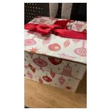 Holiday Gift Box with Red Grosgrain Bow Holiday Gift Box with Red Grosgrain Bow