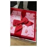 Holiday Gift Box with Red Grosgrain Bow Holiday Gift Box with Red Grosgrain Bow