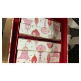 Holiday Gift Box with Red Grosgrain Bow Holiday Gift Box with Red Grosgrain Bow