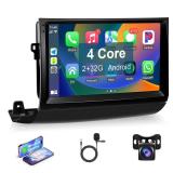 Leadfan Car Radio Stereo for Toyota Prius 2004 2005 2006 2007 2008 2009 with Wireless CarPlay Android Auto, 9'' IPS TouchScreen with Bluetooth GPS Navigation WIFI FM MIC Backup Camera 2+32G(Non-J.B.L) Leadfan Car Radio Stereo for Toyota Prius 2004 2005 2006 2007 2008 2009 with Wireless CarPlay Android Auto, 9'' IPS TouchScreen with Bluetooth GPS Navigation WIFI FM MIC Backup Camera 2+32G(Non-J.B.L)