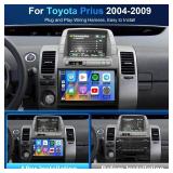 Leadfan Car Radio Stereo for Toyota Prius 2004 2005 2006 2007 2008 2009 with Wireless CarPlay Android Auto, 9'' IPS TouchScreen with Bluetooth GPS Navigation WIFI FM MIC Backup Camera 2+32G(Non-J.B.L) Leadfan Car Radio Stereo for Toyota Prius 2004 2005 2006 2007 2008 2009 with Wireless CarPlay Android Auto, 9'' IPS TouchScreen with Bluetooth GPS Navigation WIFI FM MIC Backup Camera 2+32G(Non-J.B.L)