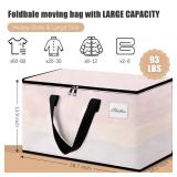 NATURELUX Heavy Duty Moving Bags - Extra Large Packing Bags and Storage Totes, Collapsible and Foldable Option for Moving and Storage, Clear, 93 L - 18 Pack NATURELUX Heavy Duty Moving Bags - Extra Large Packing Bags and Storage Totes, Collapsible and Foldable Option for Moving and Storage, Clear, 93 L - 18 Pack