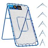 6x4FT Volleyball Rebounder Net Pro, Baseball Softball Rebound Pitch Back Net, Adjustable Angle Lacrosse Bounce Back Practice Equipment, Easy Quick Setup, Ideal for Outdoor and Backyard Training 6x4FT Volleyball Rebounder Net Pro, Baseball Softball Rebound Pitch Back Net, Adjustable Angle Lacrosse Bounce Back Practice Equipment, Easy Quick Setup, Ideal for Outdoor and Backyard Training