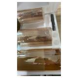 Eywamage Gold Glass Flameless Pillar Candles with Remote, Flickering Christmas LED Candles Battery Operated Set of 3 Eywamage Gold Glass Flameless Pillar Candles with Remote, Flickering Christmas LED Candles Battery Operated Set of 3