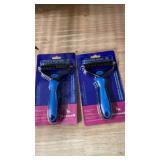 JASWELL Pet Grooming Tool- 2 Sided Undercoat Rake for Dogs &Cats-Safe and Effective Dematting Comb for Mats&Tangles Removing-No More Nasty Shedding or Flying Hair Blue (2) JASWELL Pet Grooming Tool- 2 Sided Undercoat Rake for Dogs &Cats-Safe and Effective Dematting Comb for Mats&Tangles Removing-No More Nasty Shedding or Flying Hair Blue (2)