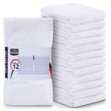 Utopia Towels Kitchen Bar Mops, Pack of 12, 16 by 19 Inches, 100% Cotton Super Absorbent White Towels, Multi-Purpose Cleaning Towels for Home and Kitchen Bars Utopia Towels Kitchen Bar Mops, Pack of 12, 16 by 19 Inches, 100% Cotton Super Absorbent White Towels, Multi-Purpose Cleaning Towels for Home and Kitchen Bars
