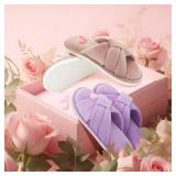 Gecgucy House Slippers for Women Indoor Cute Comfy Open Toe Crossband Slipper for Woman Girls and Ladies use in Bedroom, Living room and Outdoor around the Home Gecgucy House Slippers for Women Indoor Cute Comfy Open Toe Crossband Slipper for Woman Girls and Ladies use in Bedroom, Living room and Outdoor around the Home