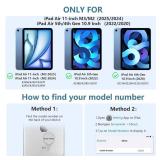 Wenlaty Compatible with iPad Air 11 Inch Case (M3/M2) 2025/2024, iPad Air 7th/6th/5th/4th Generation Case, 11/10.9 Inch with Pencil Holder, Slim Cover with Clear Back Shell,Lavender Purple Wenlaty Compatible with iPad Air 11 Inch Case (M3/M2) 2025/2024, iPad Air 7th/6th/5th/4th Generation Case, 11/10.9 Inch with Pencil Holder, Slim Cover with Clear Back Shell,Lavender Purple