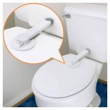 Baby Toilet Lock by Wappa Baby - 9\'L x 4\'W - Ideal Baby Proof Toilet Lid Lock - No Tools Needed Easy Installation with 3M Adhesive - Top Safety Toilet Seat Lock - Fits Most Toilets - White (1 Pack) Baby Toilet Lock by Wappa Baby - 9\'L x 4\'W - Ideal Baby Proof Toilet Lid Lock - No Tools Needed Easy Installation with 3M Adhesive - Top Safety Toilet Seat Lock - Fits Most Toilets - White (1 Pack)