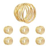 Gold Napkin Rings - 6 PCS Metal Napkin Rings(Twisted Wire) Napkin Holders Buckles for Family Dinner, Wedding, Party,Table Decorations Gold Napkin Rings - 6 PCS Metal Napkin Rings(Twisted Wire) Napkin Holders Buckles for Family Dinner, Wedding, Party,Table Decorations