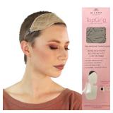 MILANO COLLECTION Glueless Top Grip for Hair Topper & Wiglets, Adjustable Translucent Strap with Side Openings, Top Headband for Your Wig or Topper, Includes Clips, Beige, Large MILANO COLLECTION Glueless Top Grip for Hair Topper & Wiglets, Adjustable Translucent Strap with Side Openings, Top Headband for Your Wig or Topper, Includes Clips, Beige, Large
