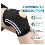 Galvaran Knee Brace with Side Stabilizers for Meniscal Tear Knee Pain ACL MCL Arthritis Injuries Recovery, Breathable Adjustable Knee Support for Men and Women Galvaran Knee Brace with Side Stabilizers for Meniscal Tear Knee Pain ACL MCL Arthritis Injuries Recovery, Breathable Adjustable Knee Support for Men and Women