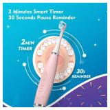 FUMEIKANG Kids Electric Toothbrushes Sonic Rechargeable Tooth Brush Gifts for Boys and Girls Smart Timer Power Toothbrush - Blue 3 4 5 6 7 8 9 10 11 12 (Blue) FUMEIKANG Kids Electric Toothbrushes Sonic Rechargeable Tooth Brush Gifts for Boys and Girls Smart Timer Power Toothbrush - Blue 3 4 5 6 7 8 9 10 11 12 (Blue)