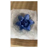 3D Ceramic Flower Wall Art, Handcrafted Floral Sculpture, Artificial Plant Wall Art Sculpture Decoration,3D flower wall decor, Modern Home Decor for Living Room, Bedroom (Dark blue,Magnolia,2.8\') 3D Ceramic Flower Wall Art, Handcrafted Floral Sculpture, Artificial Plant Wall Art Sculpture Decoration,3D flower wall decor, Modern Home Decor for Living Room, Bedroom (Dark blue,Magnolia,2.8\')