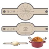 Koolstuffs Silicone Bread Sling Oval and Round, 2 PCS Nonstickï¼Reusable Bread Baking Mats, Easy-To-Clean Dutch Oven Liners, Sourdough Bread Baking Supplies Koolstuffs Silicone Bread Sling Oval and Round, 2 PCS Nonstickï¼Reusable Bread Baking Mats, Easy-To-Clean Dutch Oven Liners, Sourdough Bread Baking Supplies