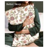 Miss Adola 2 Pack Silk Pillowcase - 20x36 Inch King Size Silk Pillow Case with Hidden Zipper for Women Lady Smooth Soft Breathable Cute Design Pillowcase for Hair and Skin, Flower Bird Miss Adola 2 Pack Silk Pillowcase - 20x36 Inch King Size Silk Pillow Case with Hidden Zipper for Women Lady Smooth Soft Breathable Cute Design Pillowcase for Hair and Skin, Flower Bird