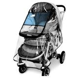 Stroller Rain Cover,Universal Stroller Accessory,Waterproof, Windproof Protection,Protect from Dust Snow,Baby Travel Weather Shield Stroller Rain Cover,Universal Stroller Accessory,Waterproof, Windproof Protection,Protect from Dust Snow,Baby Travel Weather Shield