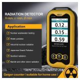 Geiger Counter with J321 GM Tube, Nuclear Radiation Detector with Click Sound for Beta Gamma X-ray, Uranium Glass Iodine Treatment Radioactive Dosimeter, Portable Alarm to Water Food, FS-5000 Geiger Counter with J321 GM Tube, Nuclear Radiation Detector with Click Sound for Beta Gamma X-ray, Uranium Glass Iodine Treatment Radioactive Dosimeter, Portable Alarm to Water Food, FS-5000