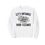 Let's Untangle Your Feelings Christmas School Counselor Sweatshirt size large (needs washed) Let's Untangle Your Feelings Christmas School Counselor Sweatshirt size large (needs washed)