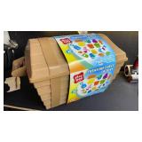 Play Day Treasure Chest with 20-Piece Sand Toys Brown Play Day Treasure Chest with 20-Piece Sand Toys Brown