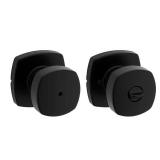 Arroyo Matte Black Bed/Bath Knob with Soft Modern Rose 4pk Arroyo Matte Black Bed/Bath Knob with Soft Modern Rose 4pk