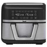Bella Pro Series - 9-qt. Digital Air Fryer with Dual Flex Basket - Stainless Ste Bella Pro Series - 9-qt. Digital Air Fryer with Dual Flex Basket - Stainless Ste
