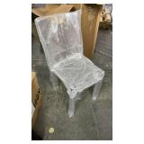 Flash Furniture Phantom Series Adult Molded Stacking Ghost Side Chair Transparent Flash Furniture Phantom Series Adult Molded Stacking Ghost Side Chair Transparent